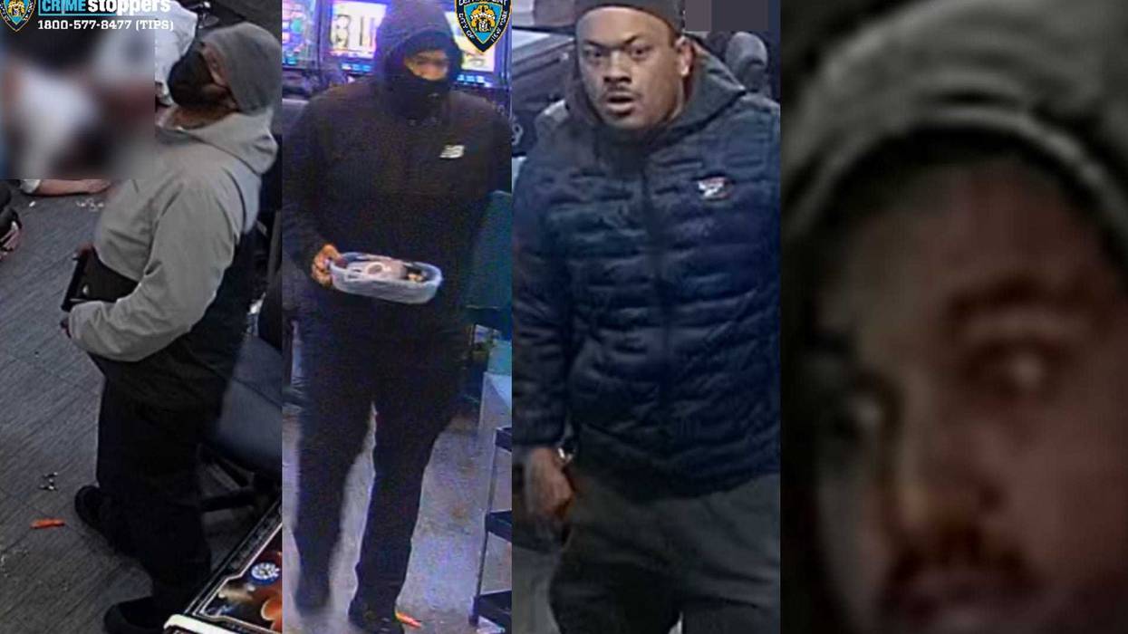 Police are searching for at least four suspects in the brazen shooting and robbery in Flushing on Dec. 19, 2024