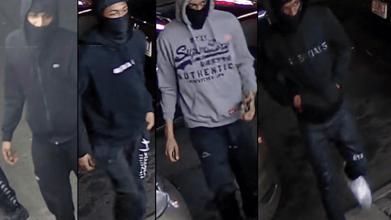 Police are searching for several males in the robbery of a cab driver in Queens on March 27