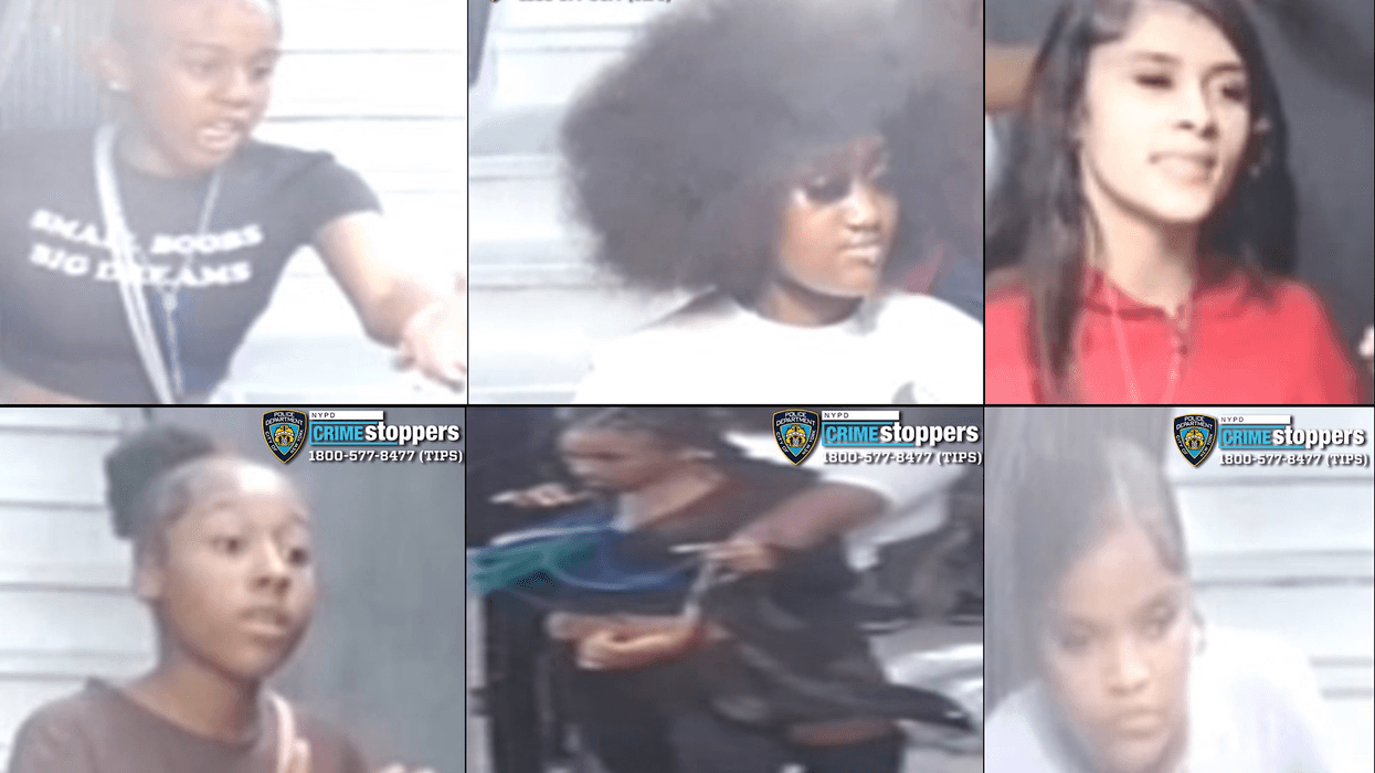 Police are searching for six females in a Bronx hammer attack and robbery
