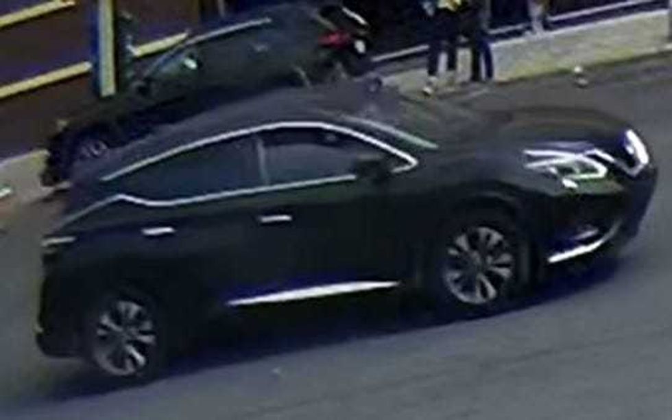 Police are searching for this black SUV in the carjacking