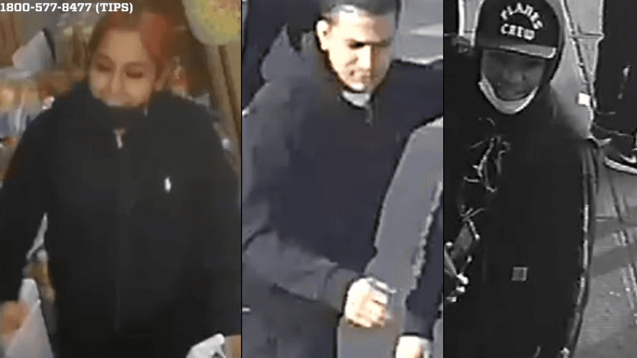 Police are searching for three suspects who they believe are between 16 and 18 years old