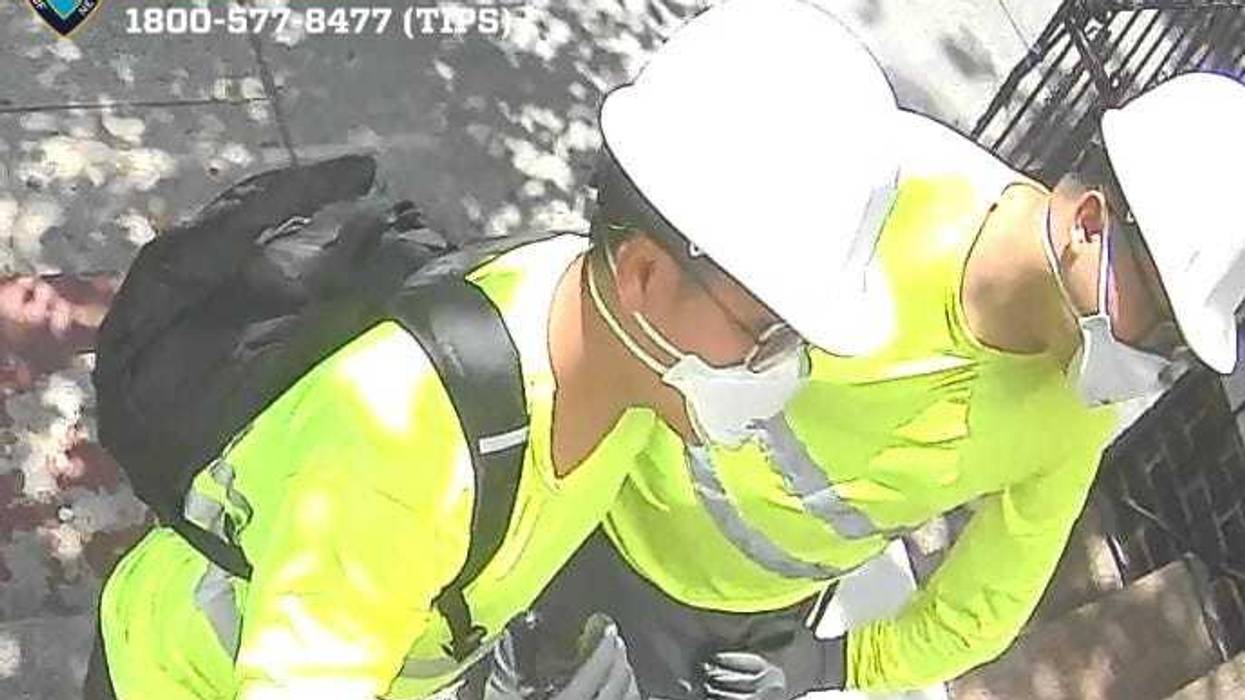 Police are searching for two men for a Brooklyn home invasion in which a 12-year-old boy was assaulted