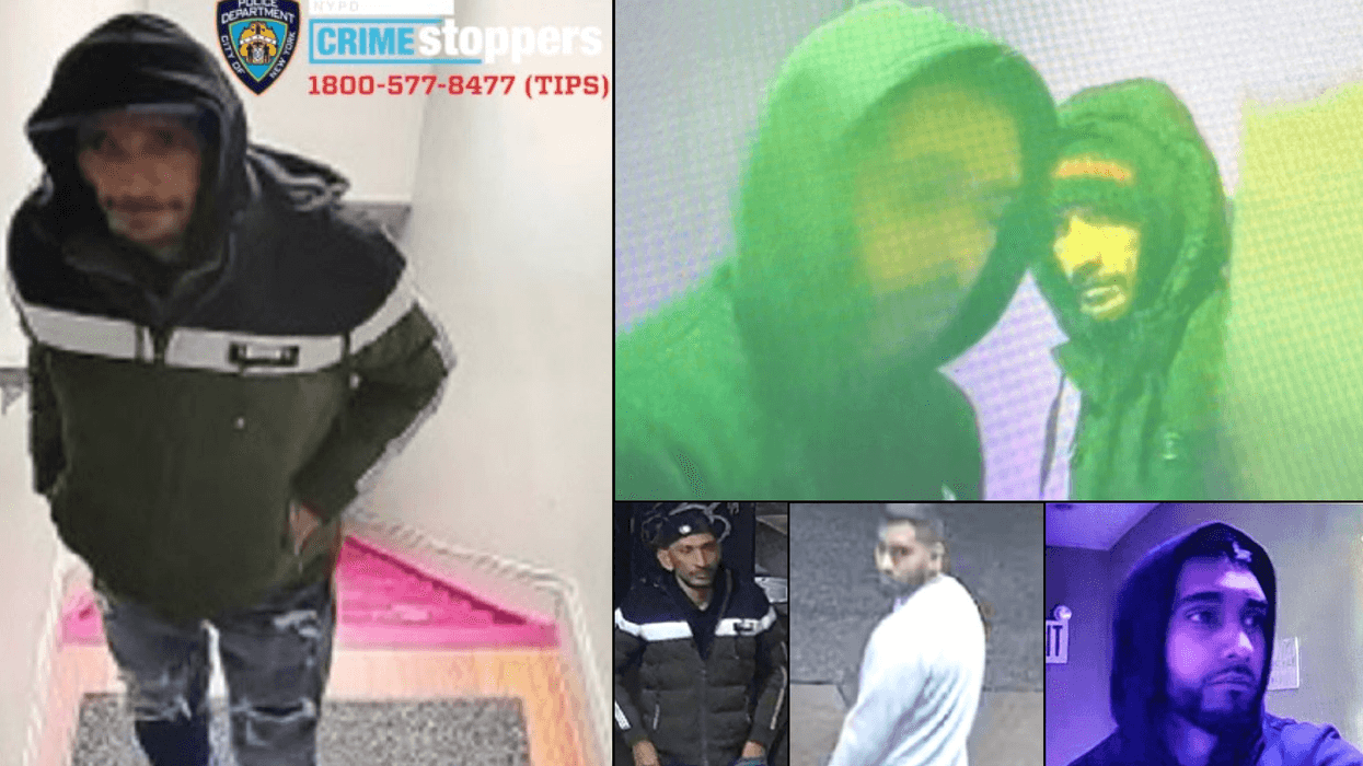 Police are searching for two men in four armed robberies at Queens spas over the past week