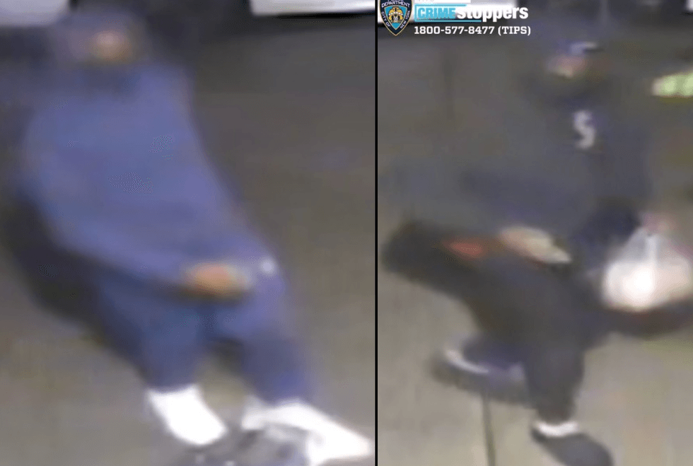 Police are searching for two suspects in Saturday night