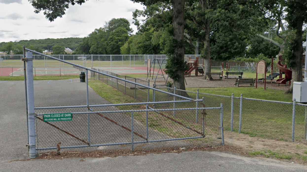 Police arrested two men for participating in an unauthorized fight club contest at a Long Island park Sunday afternoon.