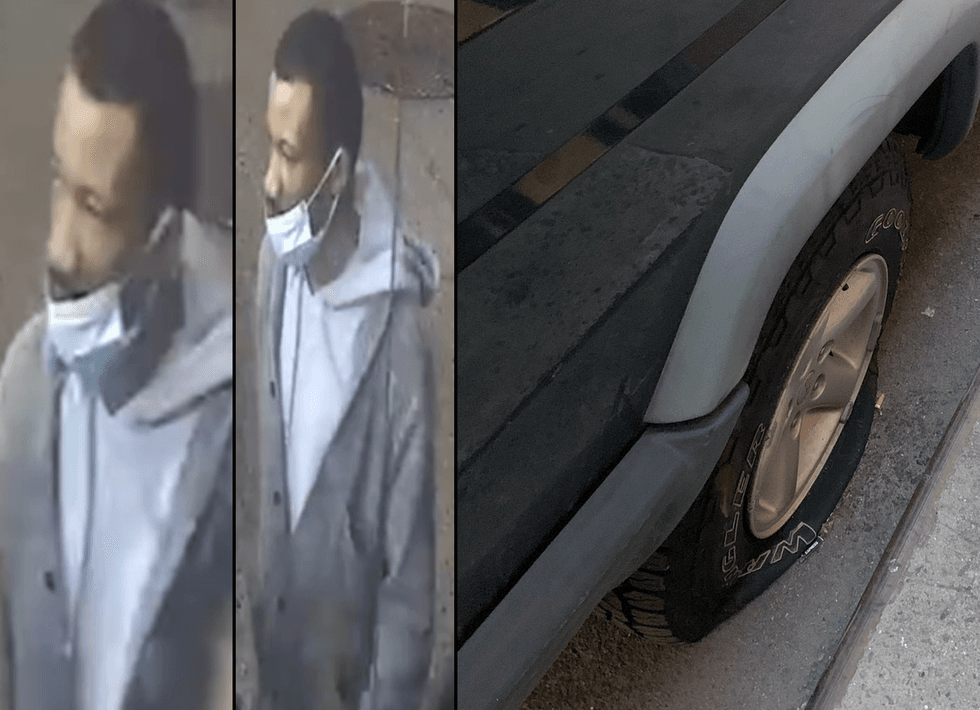Police believe one man is responsible for dozens of tire slashings in Manhattan on Tuesday morning