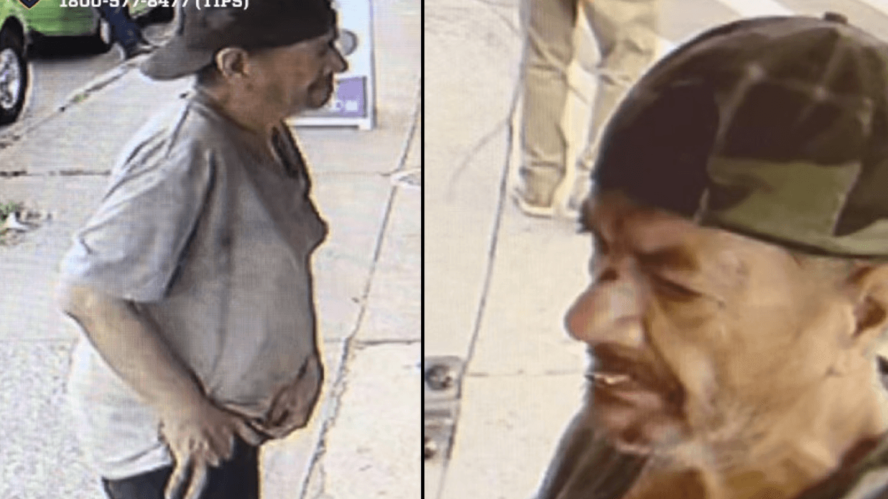 Police believe this is the man who pushed a woman down a staircase at the Kew Gardens–Union Turnpike subway station last Monday