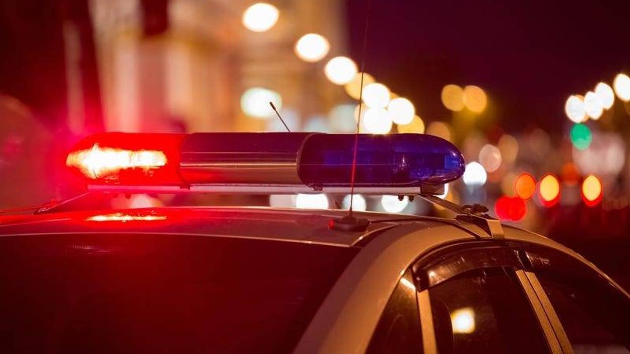 police car lights