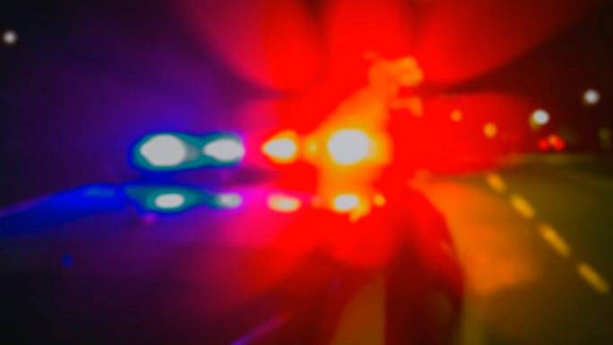 police car lights