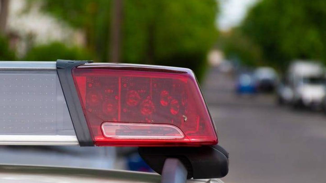 police car lights