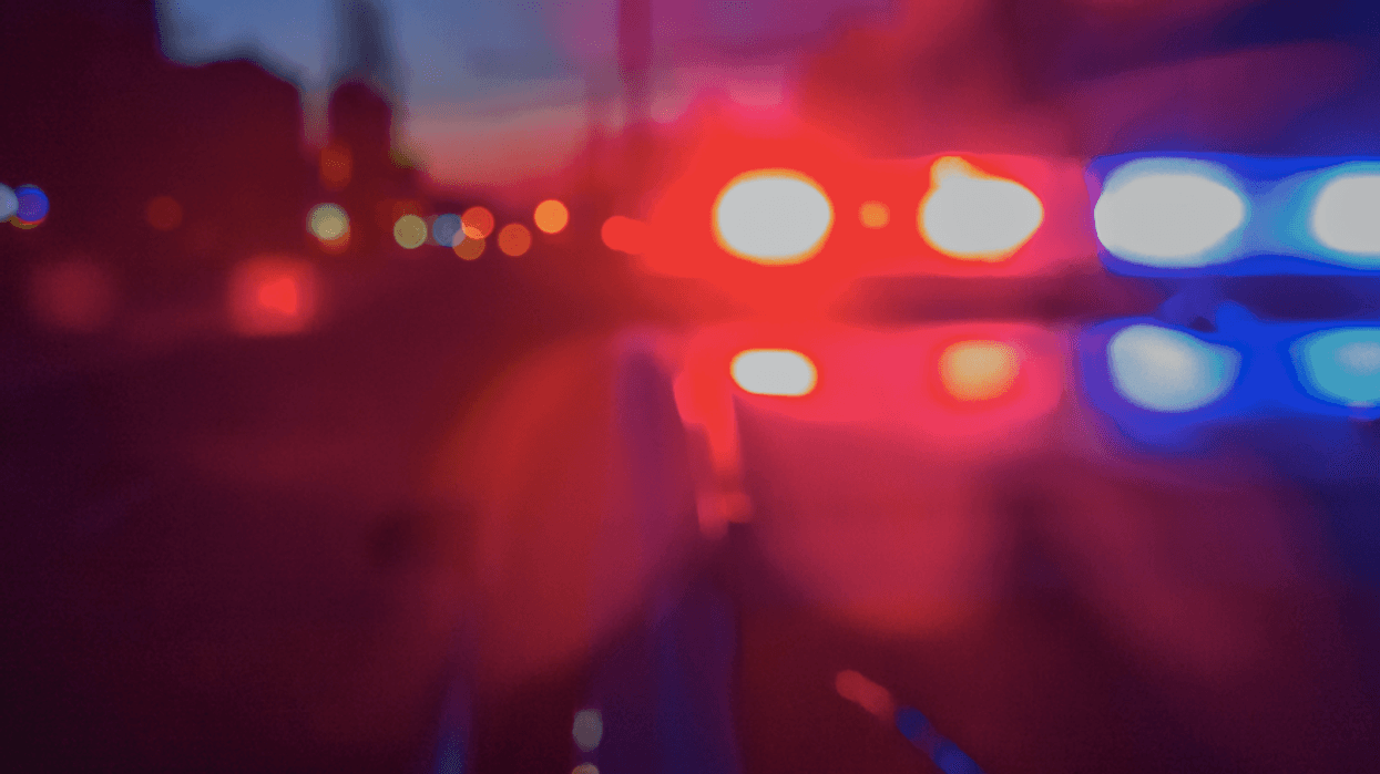 police car lights