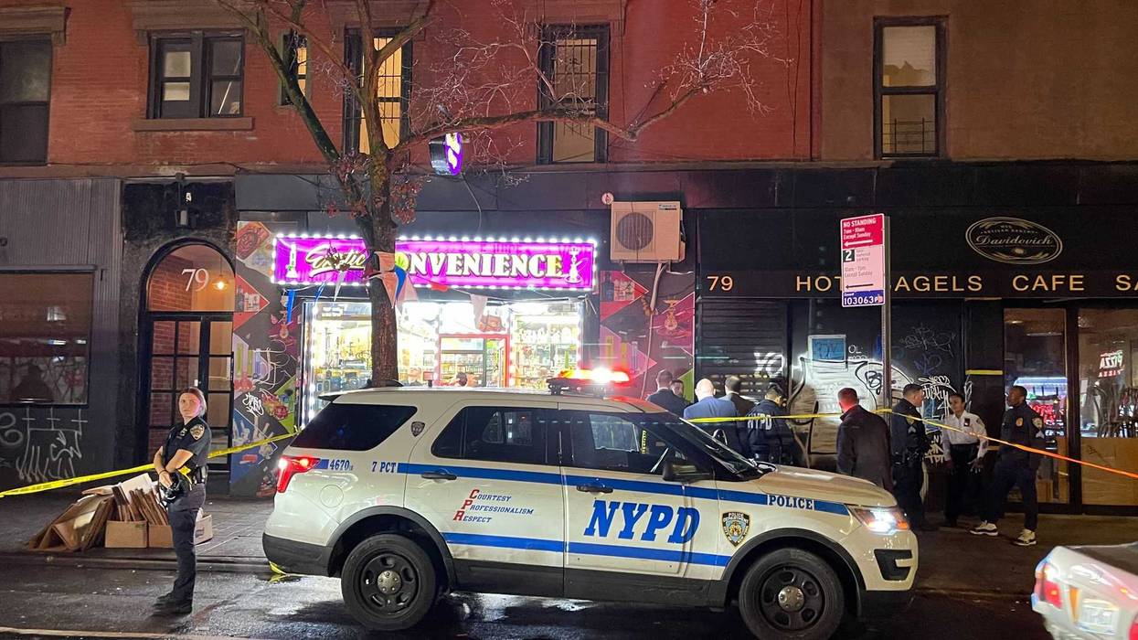 Police cordoned off Exotic Convenience after an employee was shot during a robbery on Wednesday.