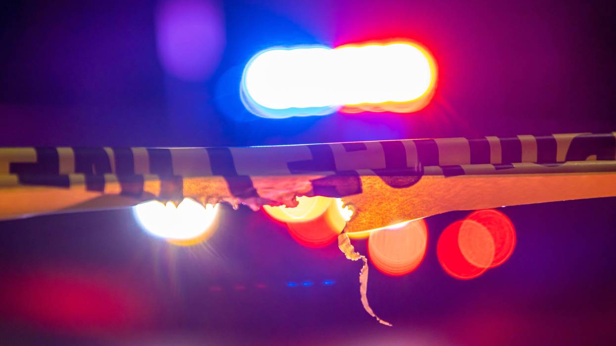 Police crime scene tape