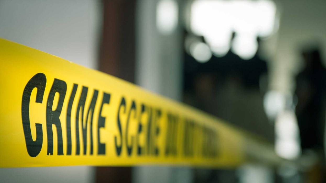 Police crime scene.