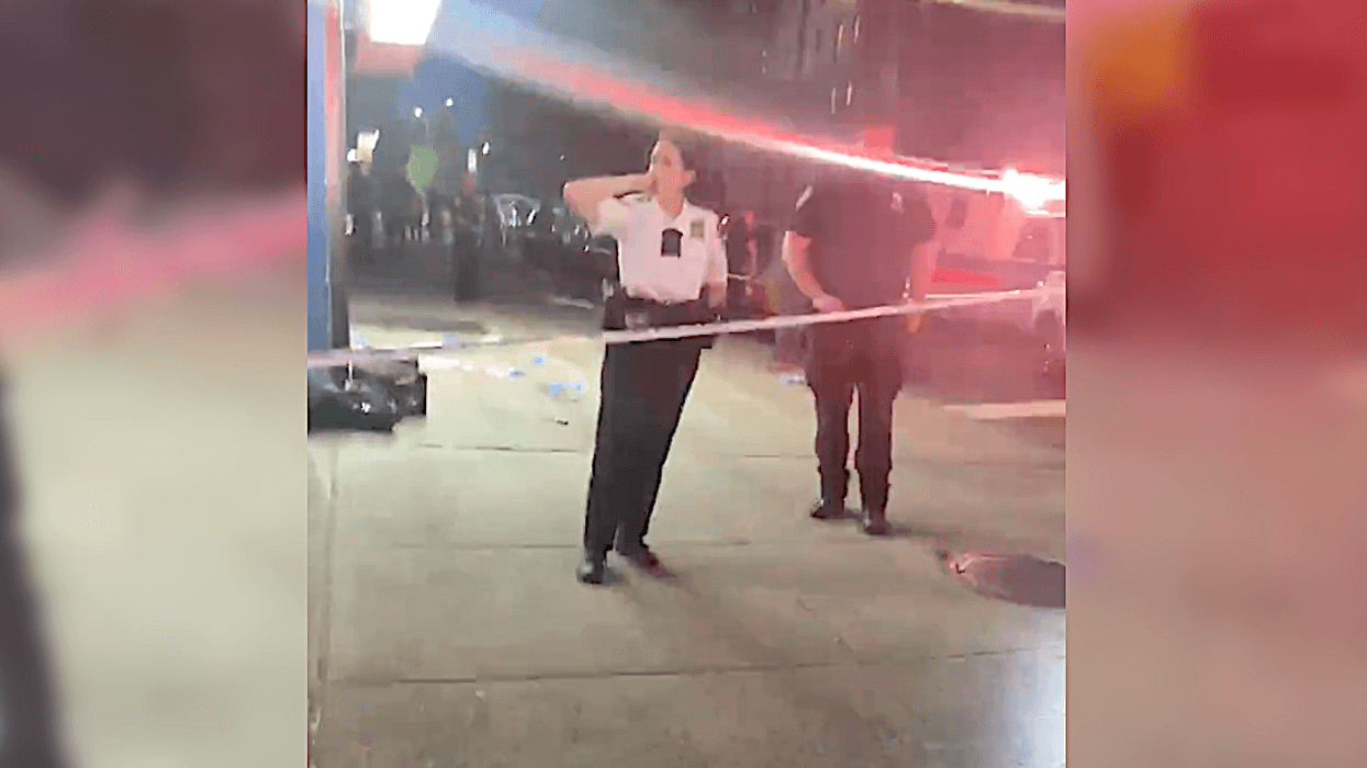 Police descended on 48th Avenue and 46th Street in Sunnyside after a man was repeatedly stabbed at a corner bodega