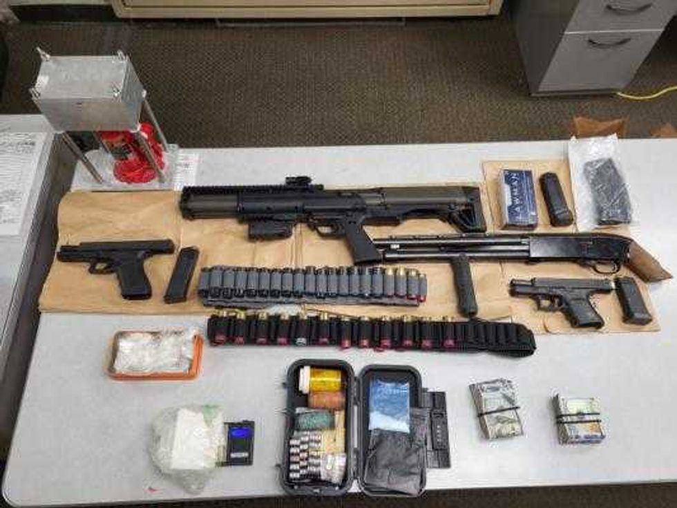 Police found eight illegal firearms last week following a two-and-a-half-month investigation into a drug trafficking organization operating between New York City and Orange County.