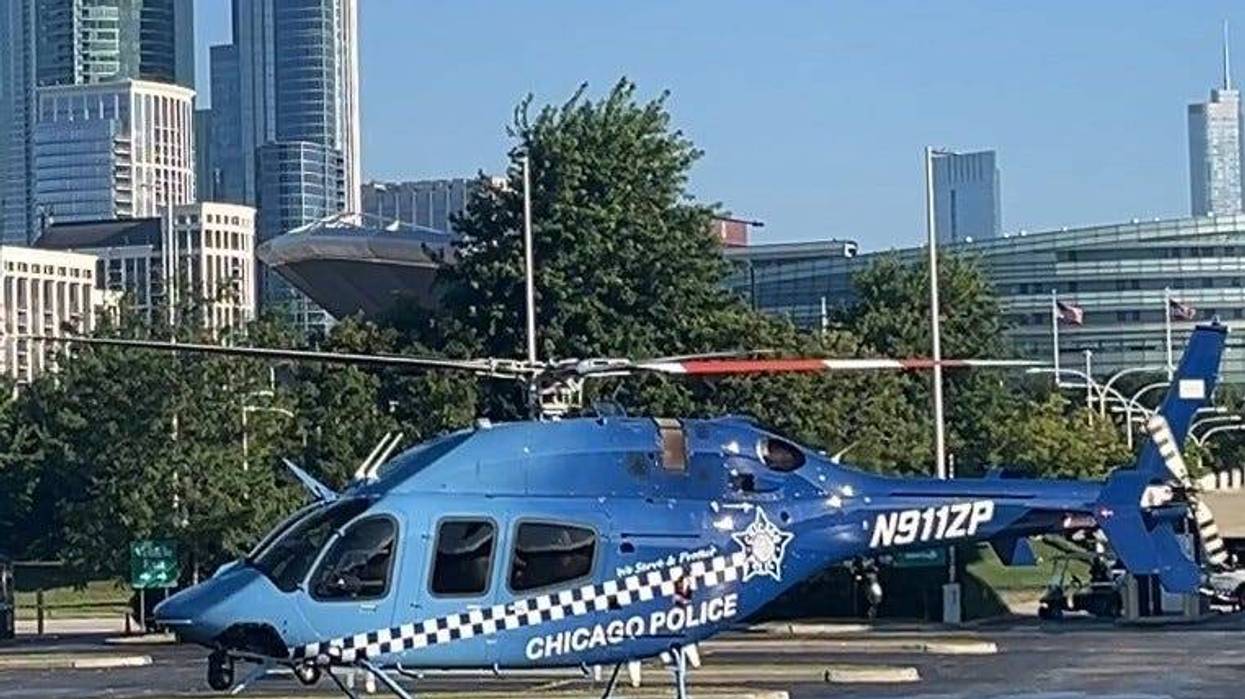 police helicopter