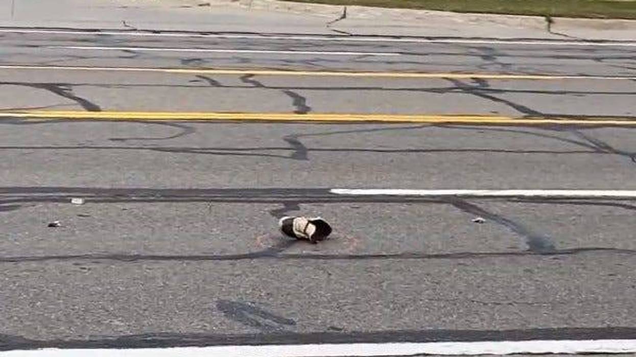 Police in Clinton Township have closed Gratiot Ave. as they investigating into a traffic crash that sent a pedestrian to the hospital with serious injuries.