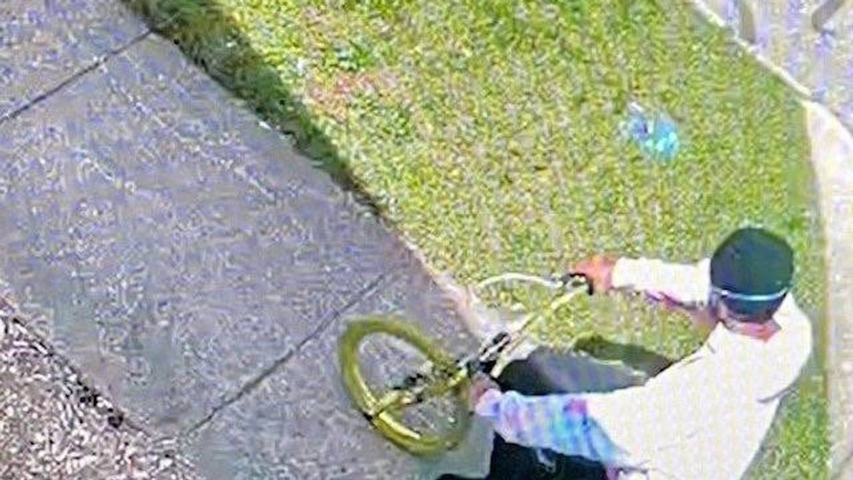 Police in southwest Michigan are searching for a suspect who they say knocked an elderly woman to the ground and stole her purse outside a church on Thursday.