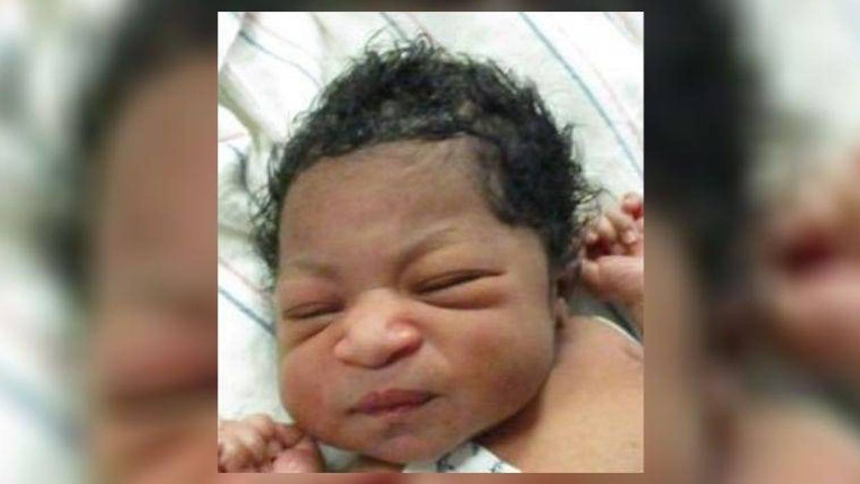 Police in Upper Darby are searching for whoever left a newborn baby on a porch in extremely hot temperatures, and officials say the baby is lucky to be alive.