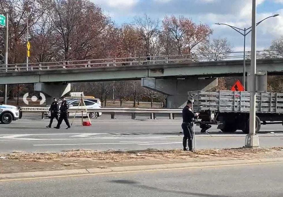 Police investigate the 41-year-old man