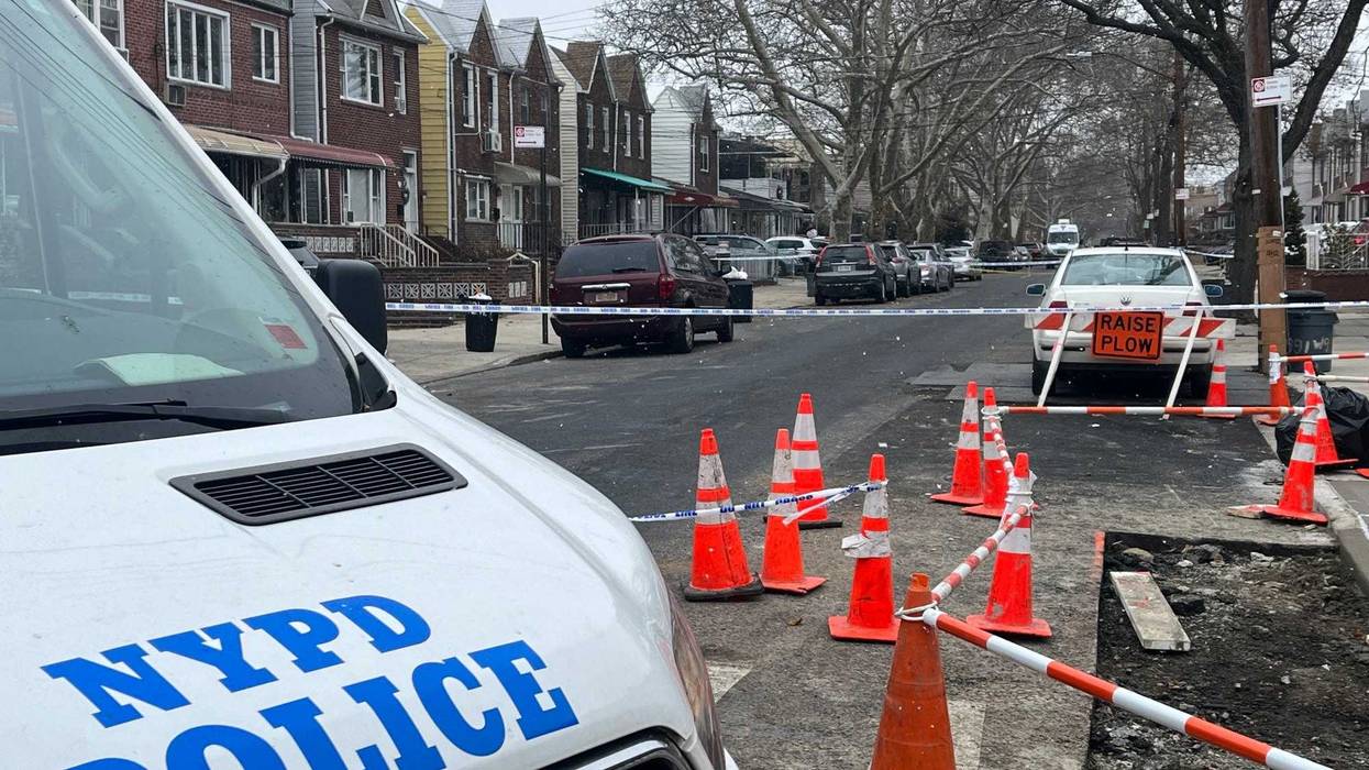 Police investigated at the scene in Gravesend throughout the morning Thursday
