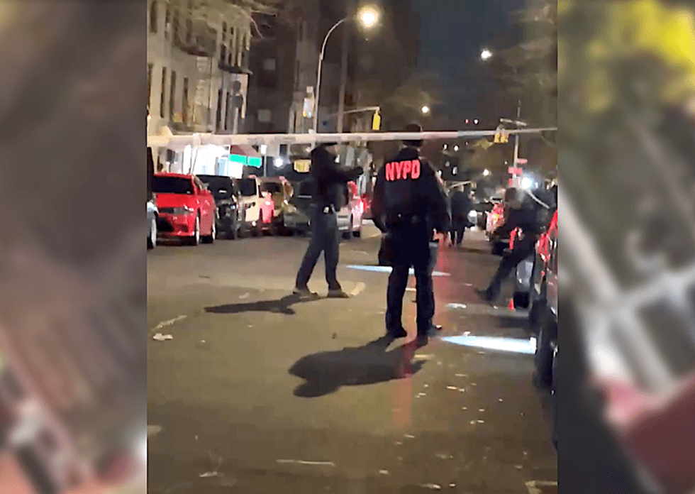 Police investigated at the scene on Morris Avenue last Wednesday night