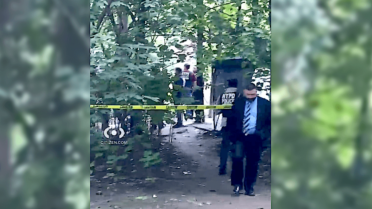 Police investigated at the scene throughout the day Tuesday