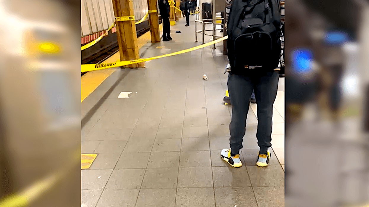 Police investigated overnight Tuesday at the 14th Street–Union Square subway station after a man and woman were slashed on a train
