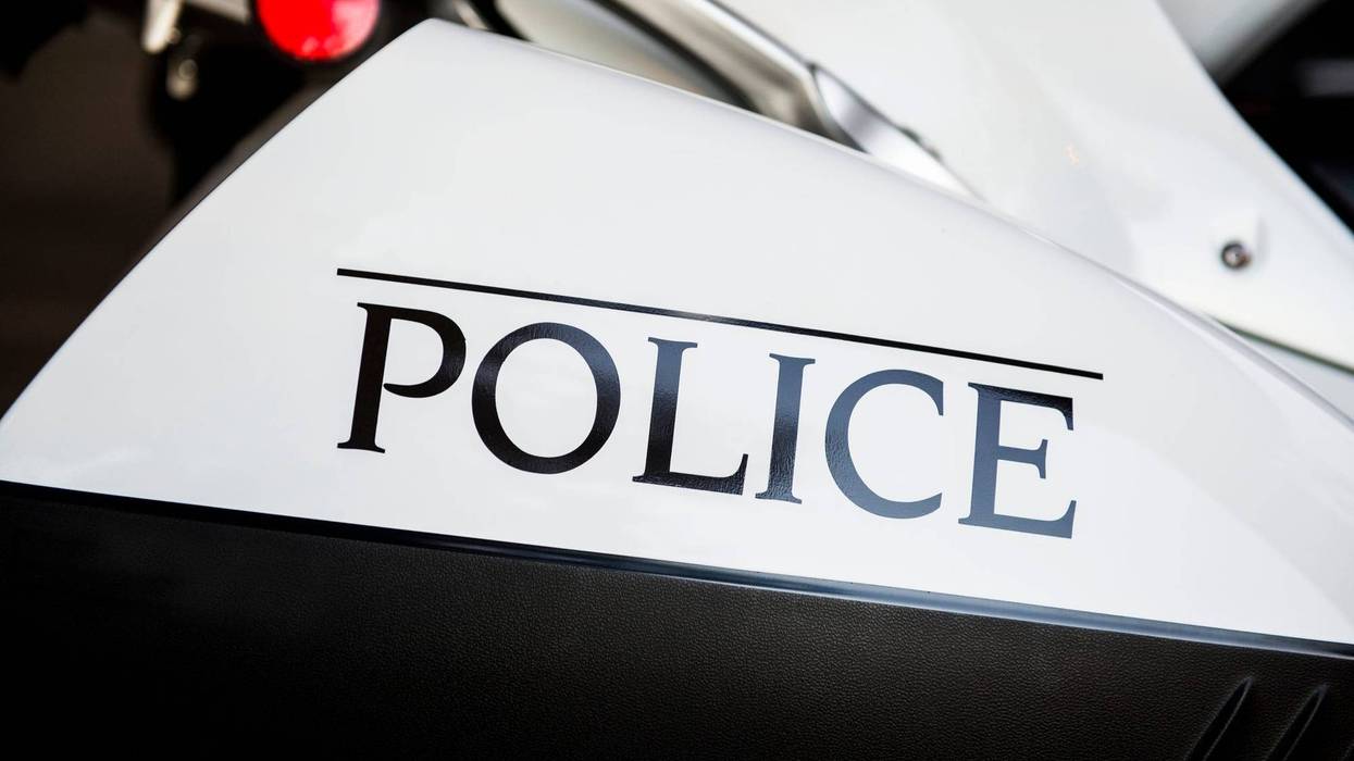 Police motorcycle