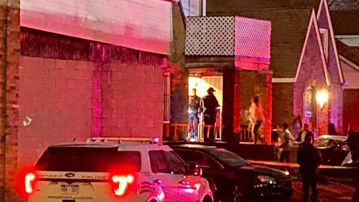 Police on scene investigating