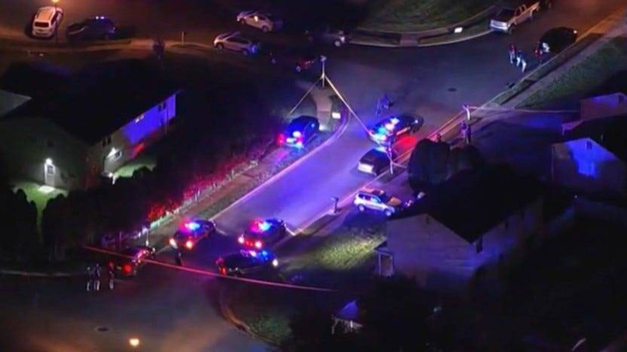 Police on scene of triple shooting in Newark, Del on Oct. 31, 2023