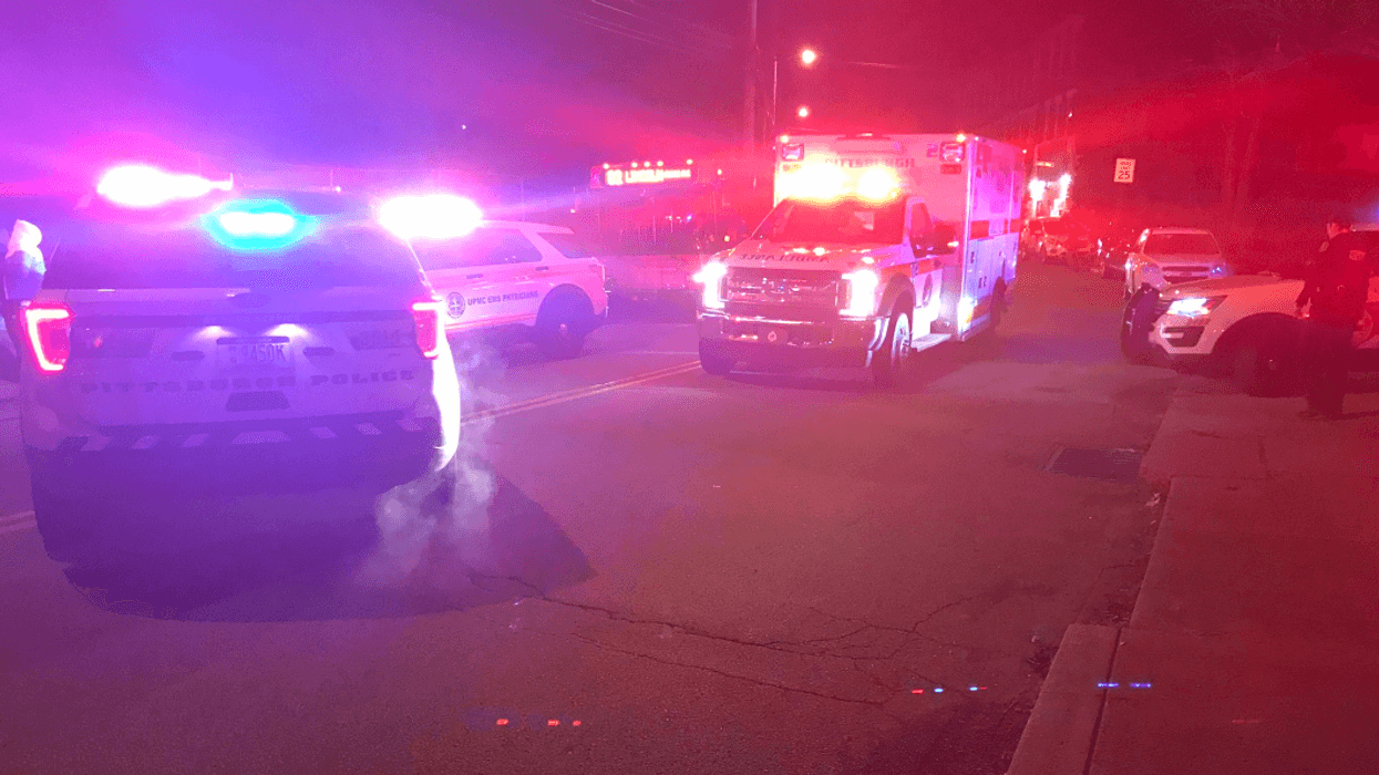 Police on the scene of a shooting in Lincoln-Lemington
