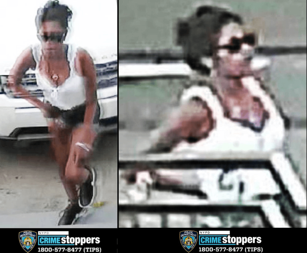 Police released images of the suspect Tuesday