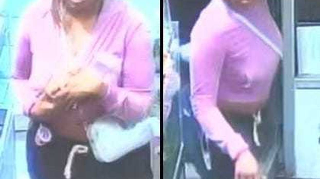 Police released images Thursday of the suspected stabber