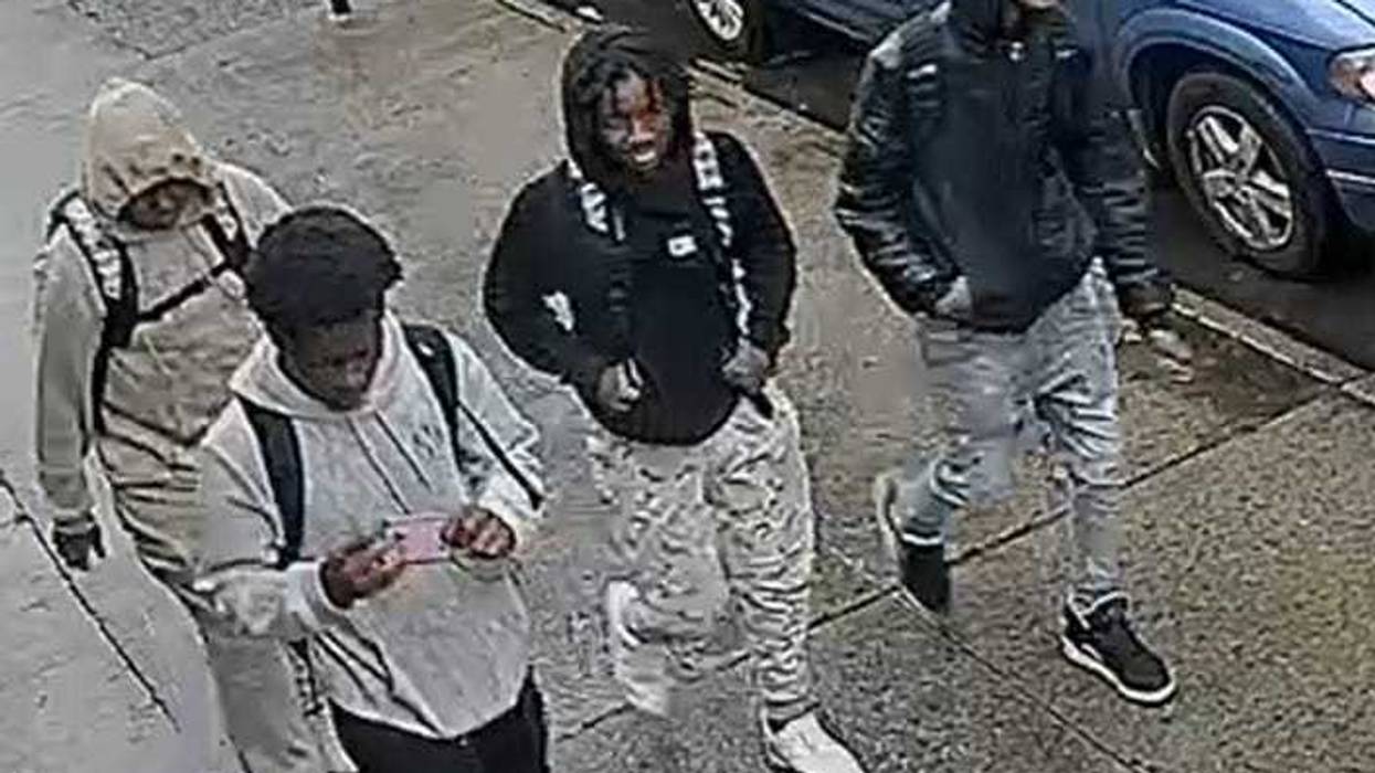 Police released images Wednesday of several people they're searching for in the robbery