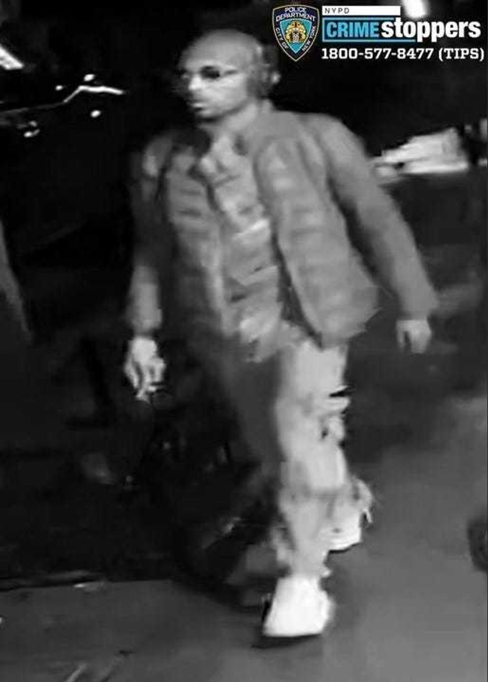 Police released photos of a knife-wielding man seen ripping down West Village gay nightclub