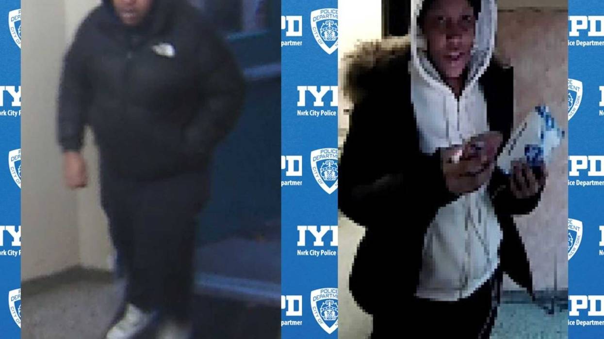 Police released surveillance photos of a man who broke into a Bronx apartment on Friday, and a woman who served as lookout.