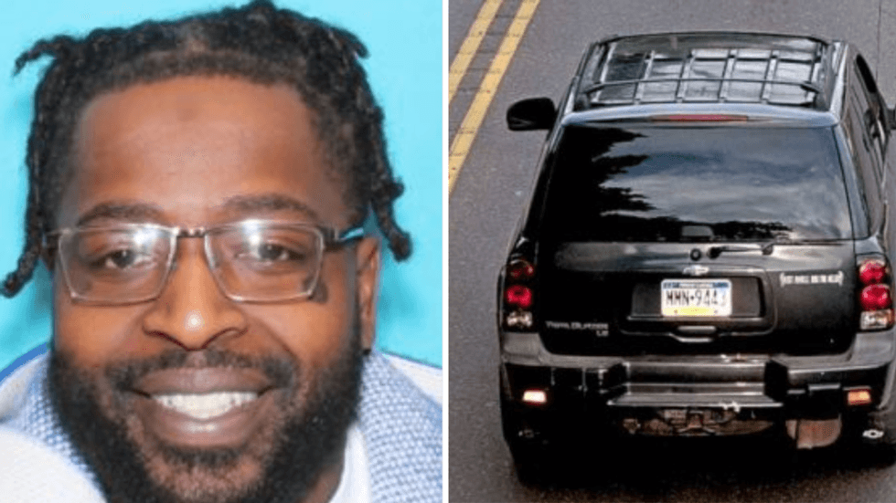 Police released these images of Andrew McCutchen and the vehicle he is believed to have driven away from the scene.
