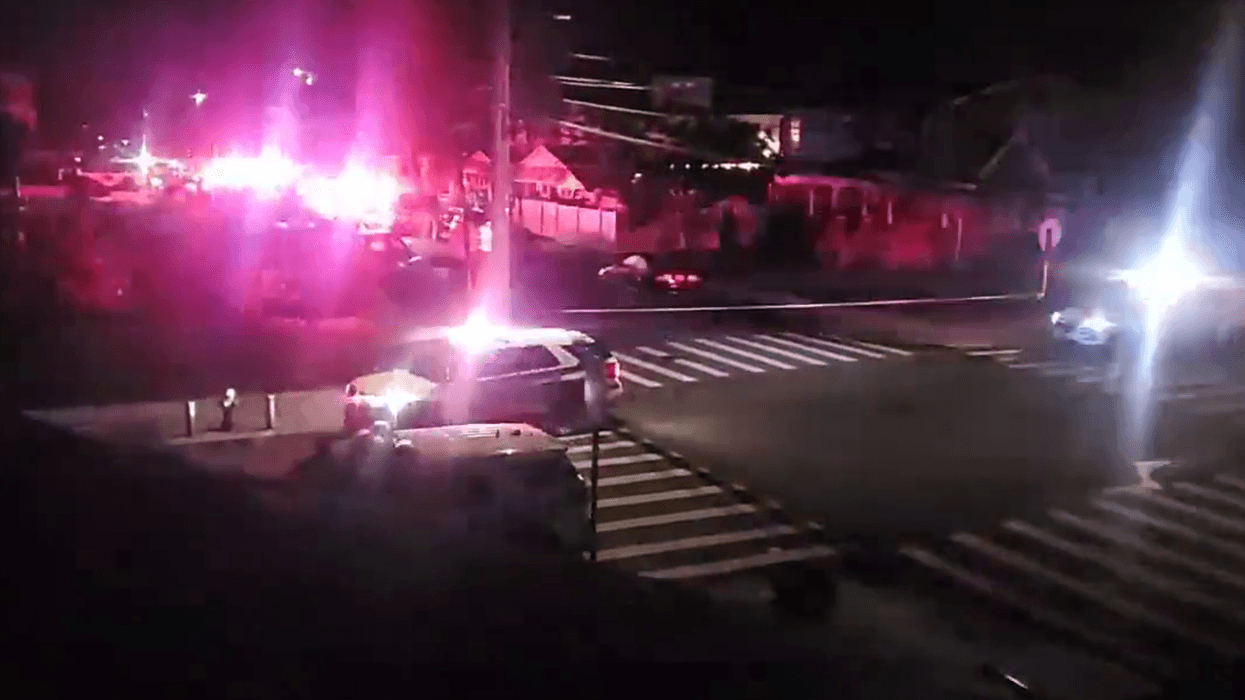 Police respond after a shooting in Queens left three men injured early Sunday morning.