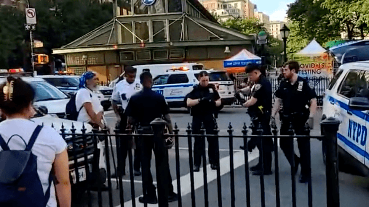 Police responded to the scene after a male was stabbed after a southbound train pulled into the 72nd St-Broadway subway station on Thursday.