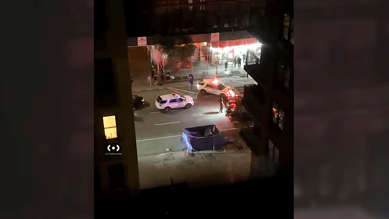 Police responded to the scene after the shooting around 12:30 a.m. Wednesday