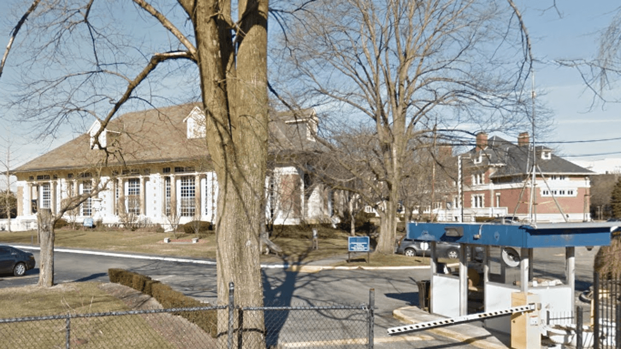 Police said a teen damaged a building at the former site of Dowling College in Oakdale this week