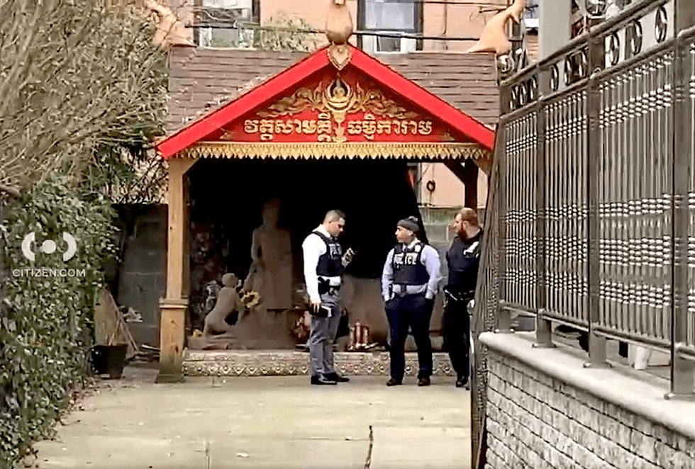 Police said property and money was stolen in the robbery