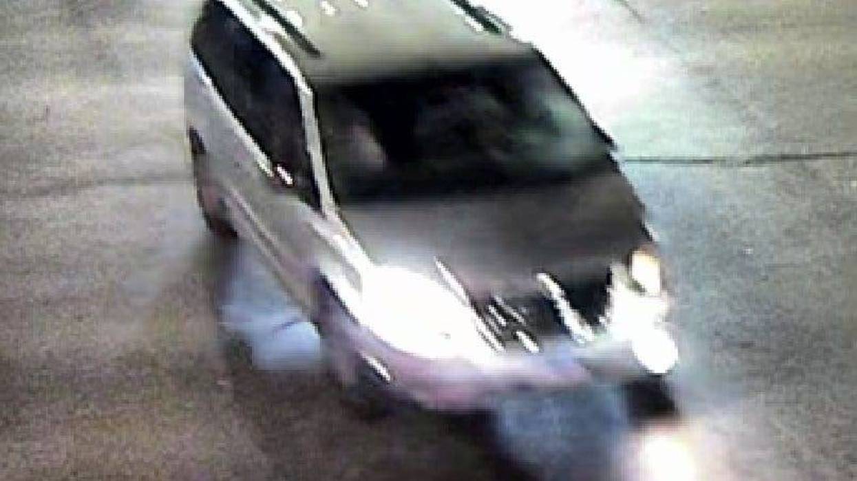 Police said the driver of this Chrysler Town & Country minivan is wanted in a fatal hit-and-run crash.