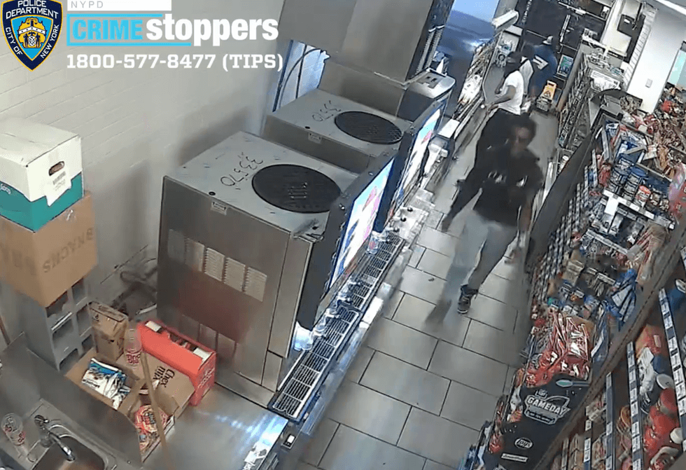 Police said the group was throwing and stealing items before the attack