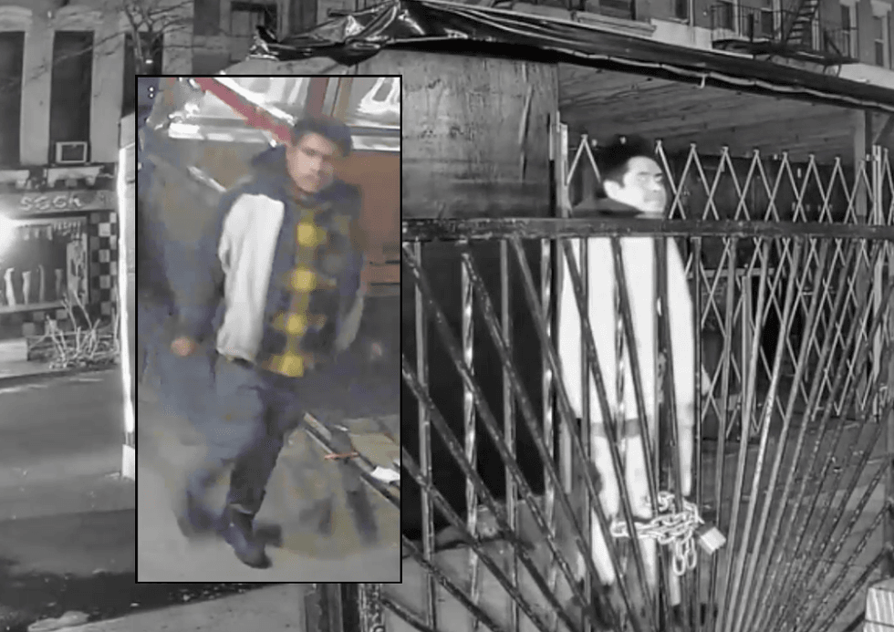 Police said the man attempted to rape the woman in the lobby of her apartment building at St. Marks Place and First Avenue