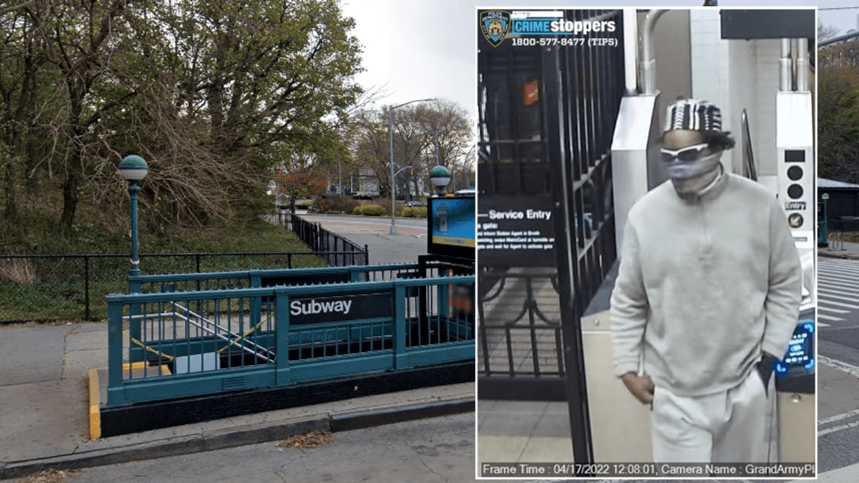 Police said the man tried to sexually assault a 29-year-old woman on a bench near the Grand Army Plaza station