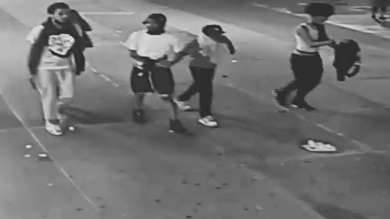 Police said the suspects fled northbound on Lenox Avenue after the attack at the 116th Street station in Harlem on July 4