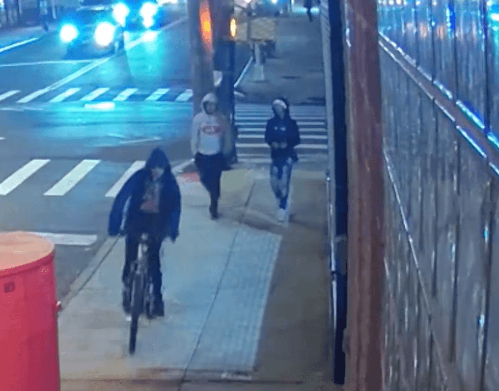Police said the trio opened the man